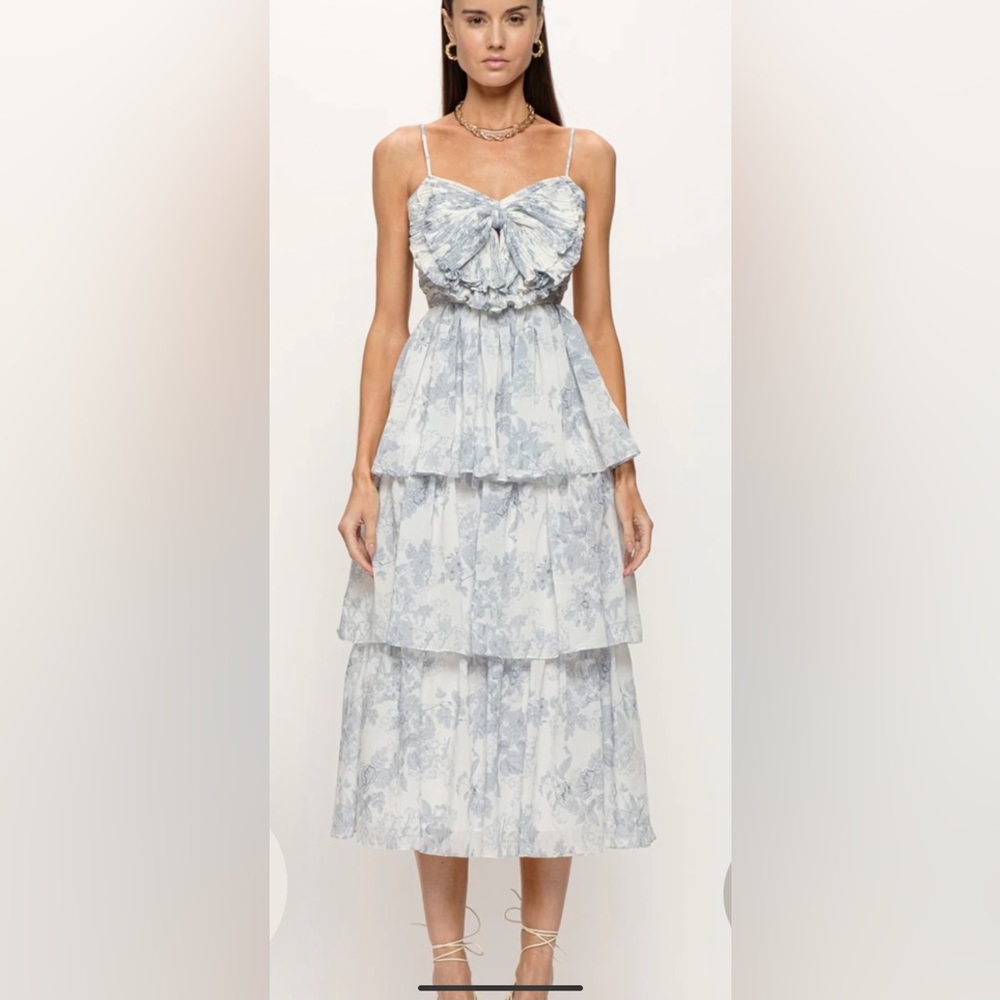 NWT tiered floral dress